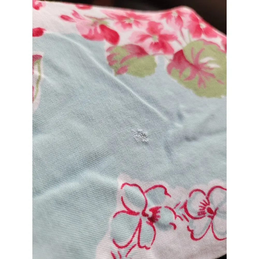 Vintage 1950's Farmhouse Cotton Tablecloth